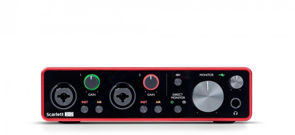 Звуковая карта focusrite scarlett 2i2 3 gen