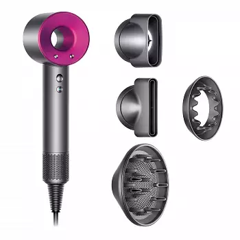 Фен Dyson Supersonic HD03 с 4 насадками в чехле